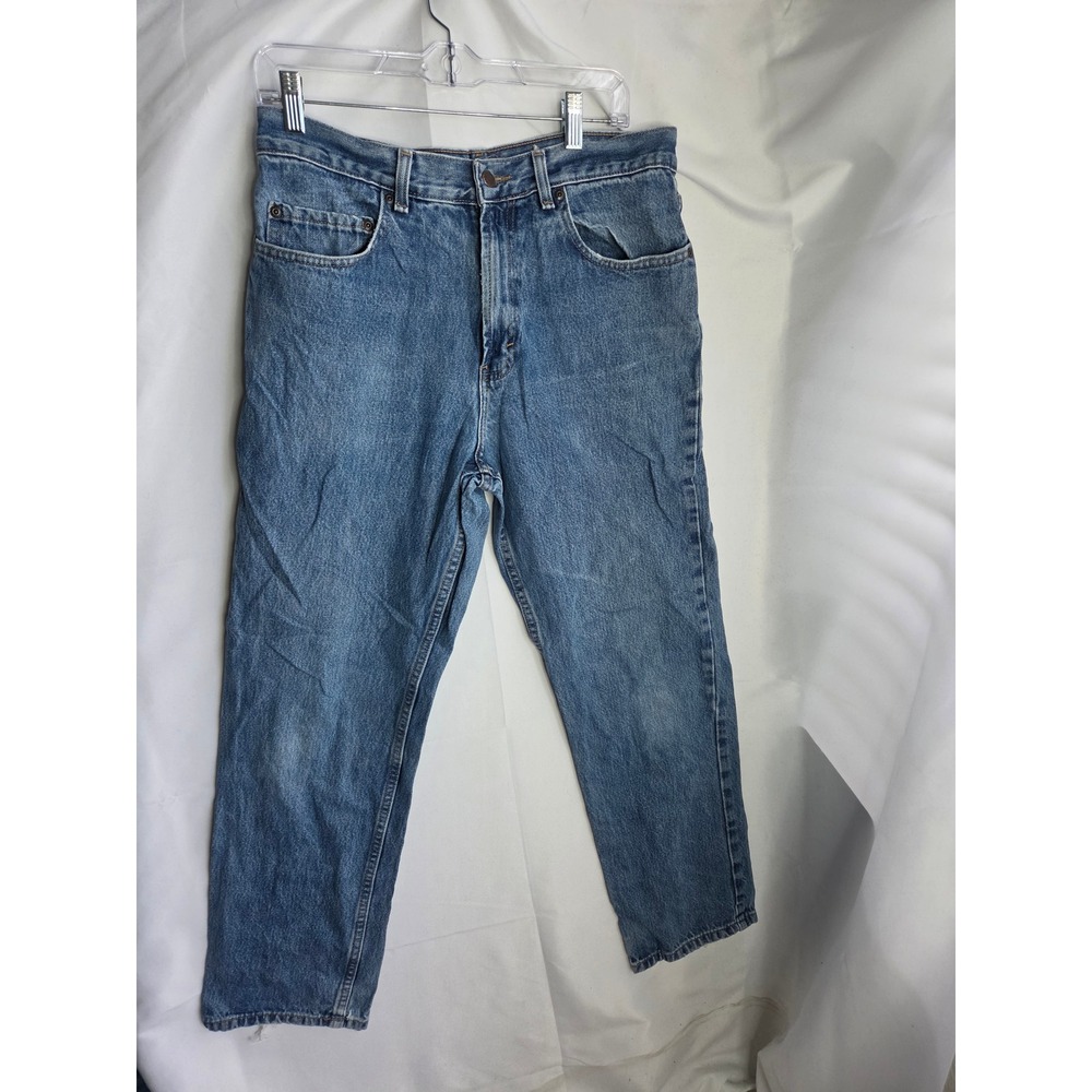 Kirkland Signature Jeans Mens  Blue Medium Relaxed Mid Straight